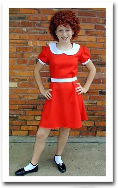Annies Red Dress For Girls Annie Costume Orphan Annie Costume