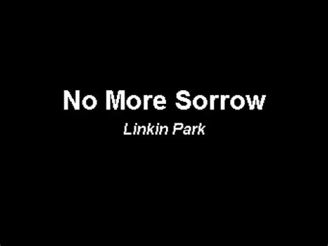 Linkin Park No More Sorrow KARAOKE Instrumental With Lyrics YouTube