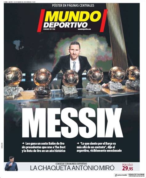 Balón de oro, also referred to as mexican golden ball (spanish: El Balón de Oro de Messi, en las portadas | Foto 7 de 7 ...