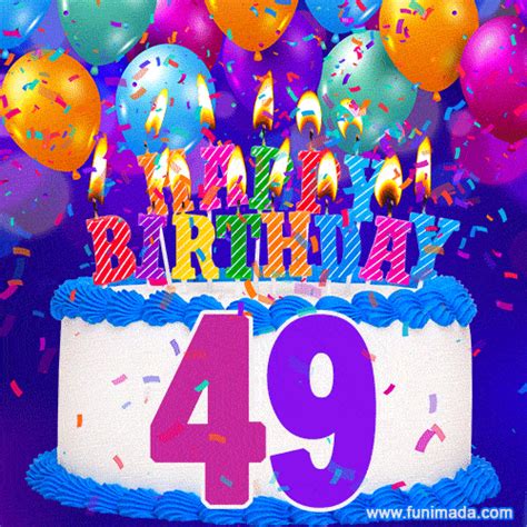 Happy 49th Birthday Animated S