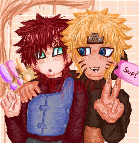 Gaara And Naruto Redraw Of An Old Piece By Neptunist On Deviantart