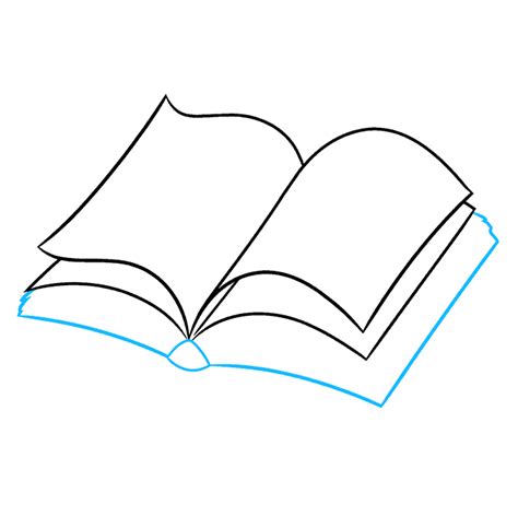 How To Draw An Open Book Really Easy Drawing Tutorial