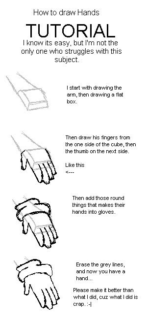 Tutorial How I Draw Hands By 3rdharleyjoe On Deviantart