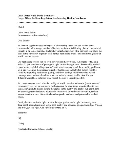 Letter To The Editor Example Download Free Documents For Pdf Word