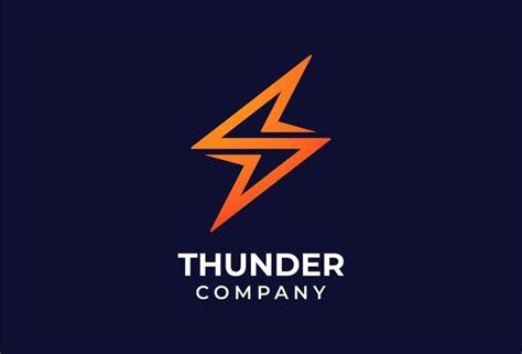 Premium Vector Thunder Logo Design Abstract Letter S Formed From The