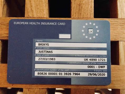 Fillable blank insurance card template. European Health Insurance Card - Abroadship.org