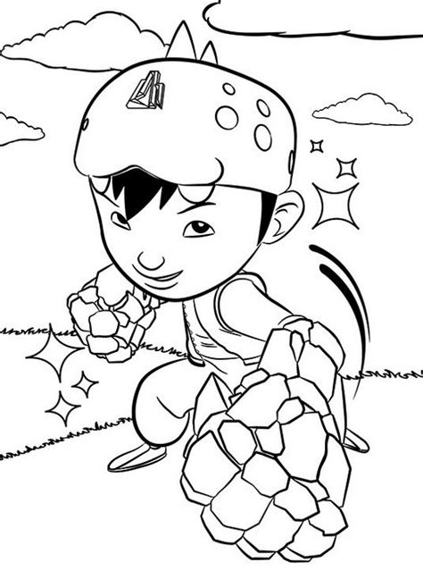Navarro • last updated 11 weeks ago. Printable Boboiboy Coloring Pages | Coloring pages ...