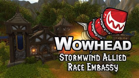 Stormwind Allied Race Embassy Youtube