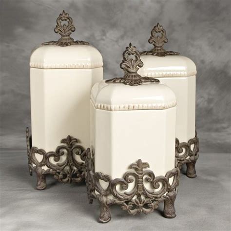 Kitchen Canisters With Metal Base Ceramic Kitchen Canisters Ceramic