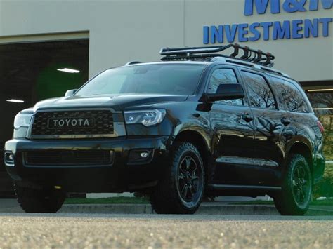 2019 Toyota Sequoia Trd Pro Upgraded 4wd Leather Sharp