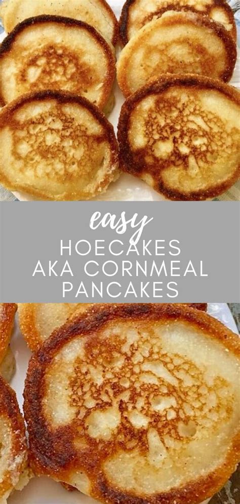 Add eggs and melted butter. Easy Hoecakes aka Fried Cornbread and Johnnycakes | Recipe ...