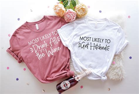 Bachelorette Party Shirts Most Likely To Shirts Funny Etsy