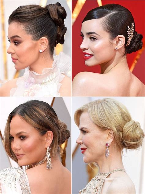 Oscars Red Carpet Trends Updo Hairstyles Oscars Red Carpet