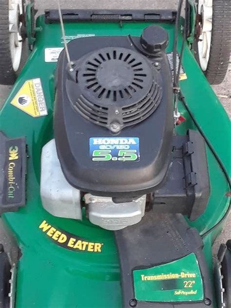 Weed Eater Lawnmower With A Honda 55 Horsepower Motor Self Propelled