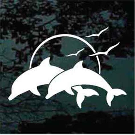 Dolphins And Seagulls Car Decals And Window Stickers Decal Junky