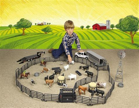 Ultimate Ranch Set Country Toys Rodeo Toys Farm Toys