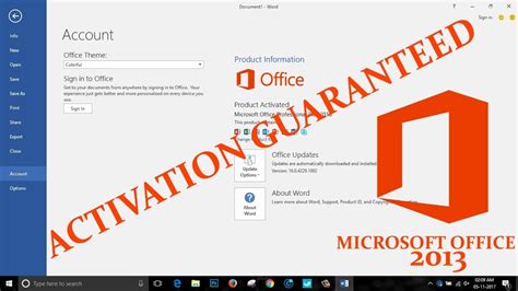 Microsoft windows and office is the best and most popular application. How to activate microsoft office 2013 without the product ...