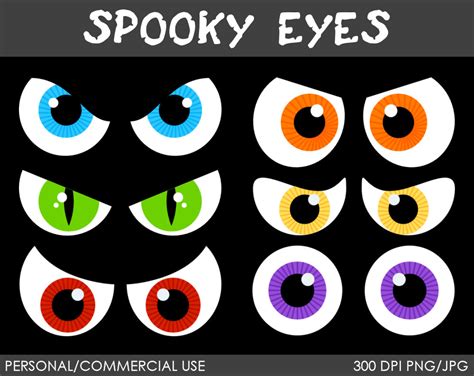 Spooky Eyes Template