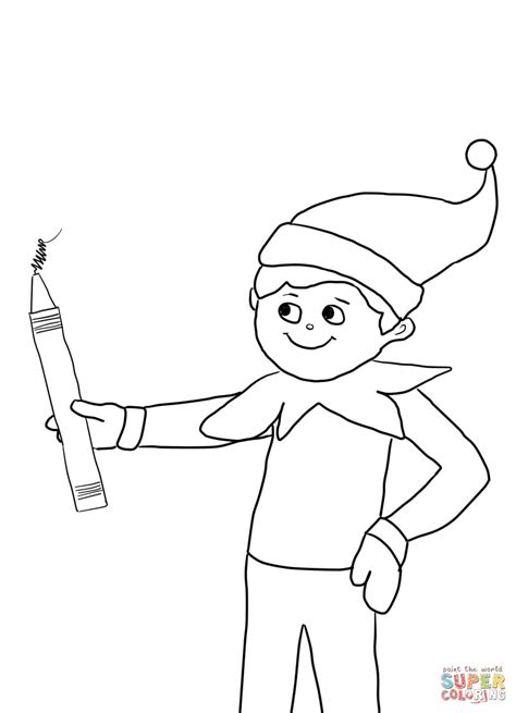 Check spelling or type a new query. Elf On The Shelf Coloring Pages Free - Coloring Home
