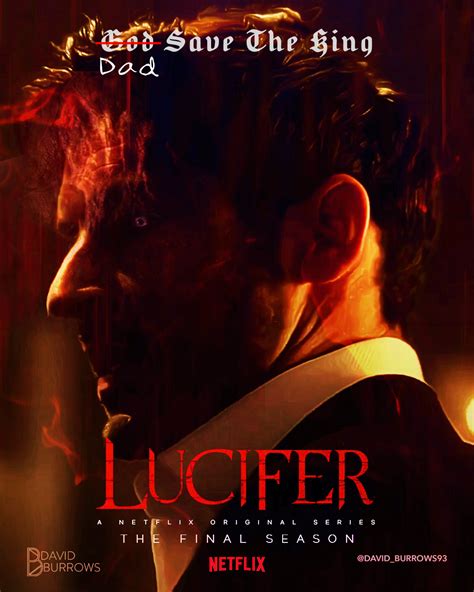 Lucifer Season Netflix Poster Davidburrows Posterspy