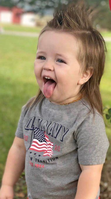 National Top 10 ‘kids Mullet Contest Includes One Year Old Smithville
