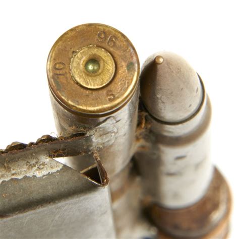 Original German Wwi Trench Art Bullet Casing Photo Frame