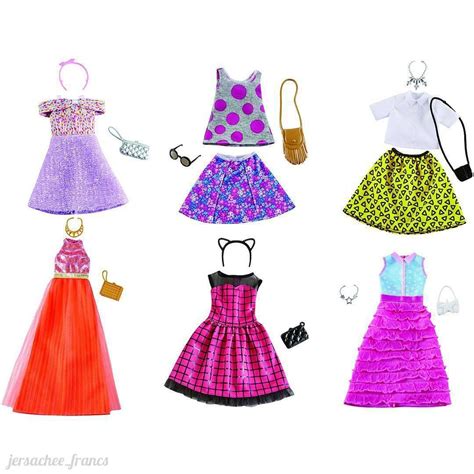 Barbie Fashion Packs 2017 Fits All Body Types Barbie Barbiestyle