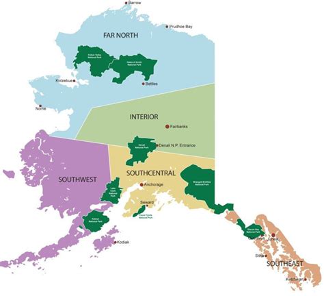 Alaska State Parks Map