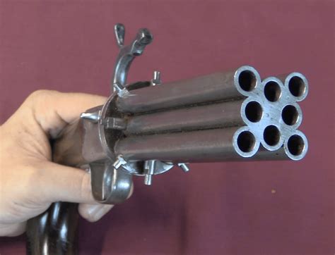 Oversized 8 Barrel British Pepperbox Revolver Forgotten Weapons