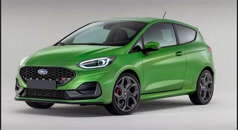2022 Ford Fiesta Facelift Gas Mileage Green