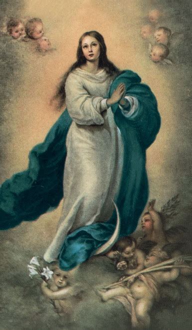 Patron Saints Virgin Mary Immaculate Conception Fc Ziegler Company
