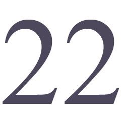 22, a song by gavin james from the album bitter pill, 2015. The Meanings of Numerology Numbers -Love Project
