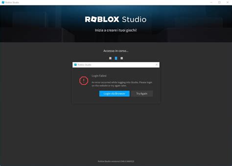 Roblox Studio Login Failed Rrobloxgamedev