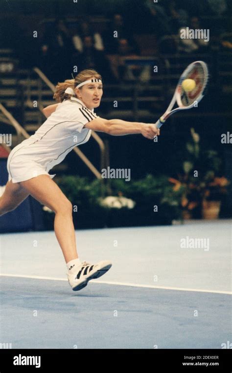 German Tennis Player Steffi Graf Wta World Chaps Stock Photo Alamy