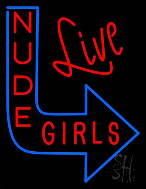 Live Nude Girls LED Neon Sign Strip Club Neon Signs Everything Neon