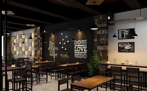 Desain interior minimalis milik café mungil di pinggir jalan ini tampak lebih sempurna dengan lighting yang keren di malam hari. Konsep 21+ Desain Cafe Modern