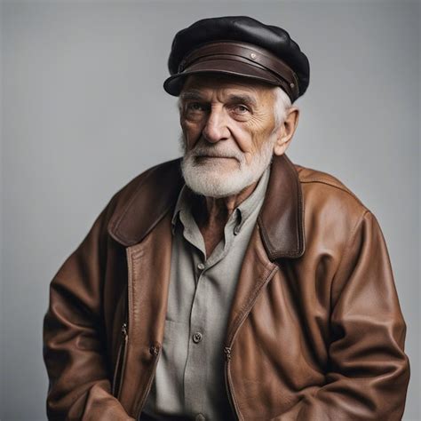 Premium Ai Image A 90 Years Old Romanian Old Mans Portrait Wrinkled