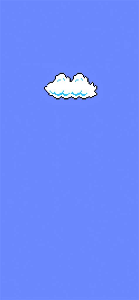 1242x2688 Super Mario Clouds Minimal Art 4k Iphone Xs Max Hd 4k