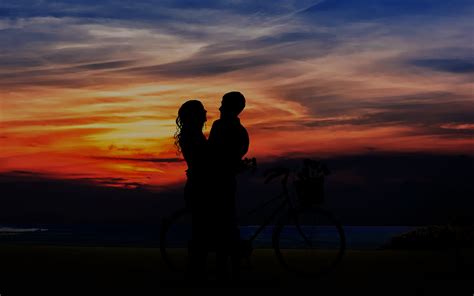 Couple Phone Wallpaper Hd Love Sunset Lovers Smartphone