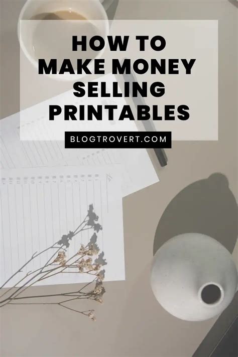 How To Make Money Selling Printables Online In 2024