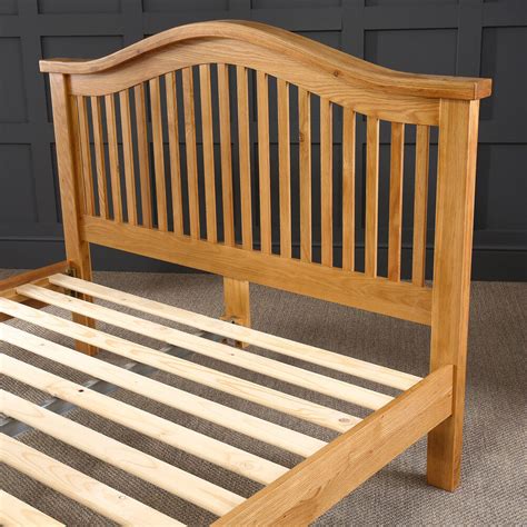 Solid Oak Arch Rail 6ft Super King Size Bed High Foot Board Bedroom