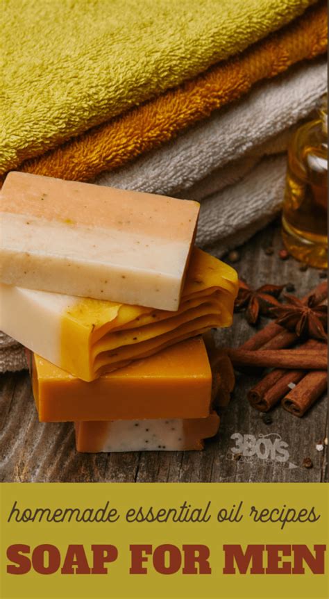 Essential Oil Soap Recipe For Men