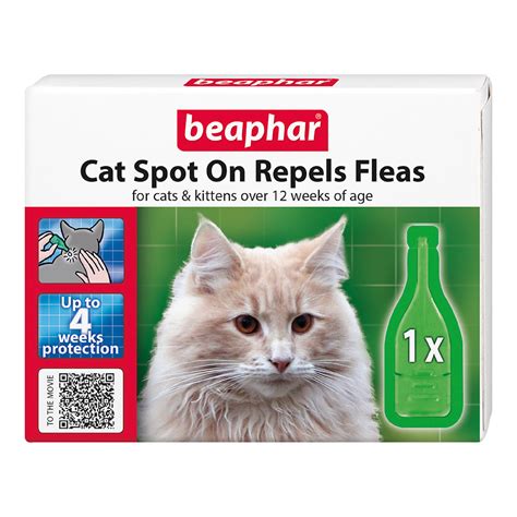 Beaphar Cat Spot On Flea Repellent 4 Weeks Pets At Home
