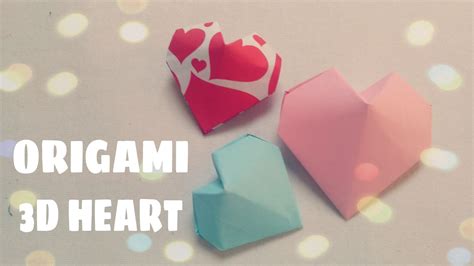 Diy Origami Ornament 3d Origami Heart