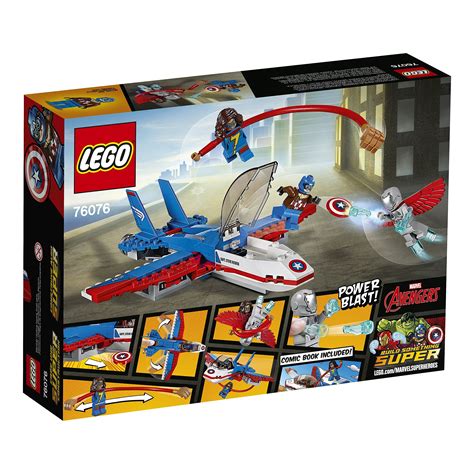 Lego Super Heroes Captain America Jet Pursuit 76076 Building Kit 160