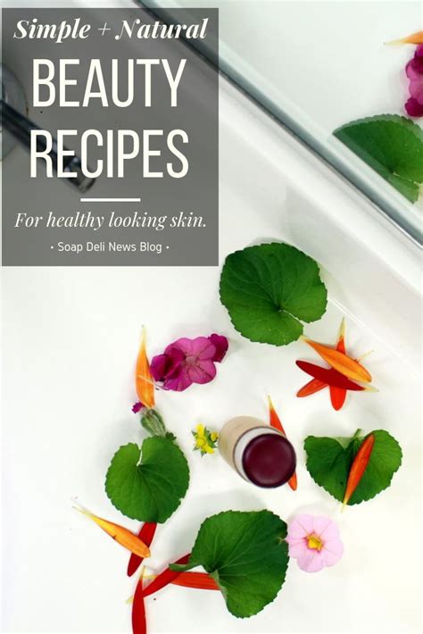 Simple All Natural Beauty Recipes To Craft In Your Kitchen Natural Beauty Recipes Diy Beauty