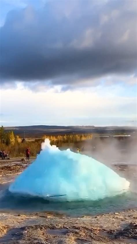 Canon Photography Geysir Erupting In Iceland Videography Global