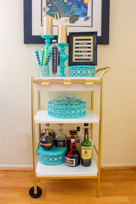 Kasey's Kitchen: IKEA Hack: DIY Gold Bar Cart