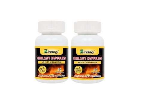 Buy Zindagi Shilajit Extract Capsules (Pack of 2) - Zindagi Celebrate