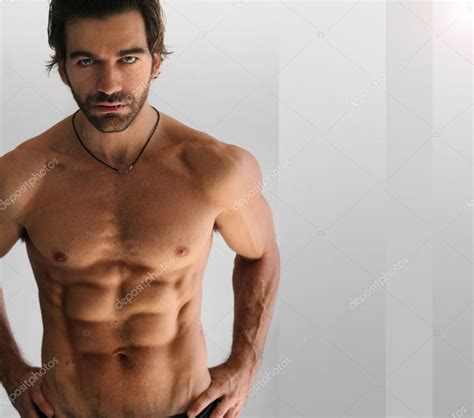 Sexy Shirtless Man Stock Photo By Curaphotography